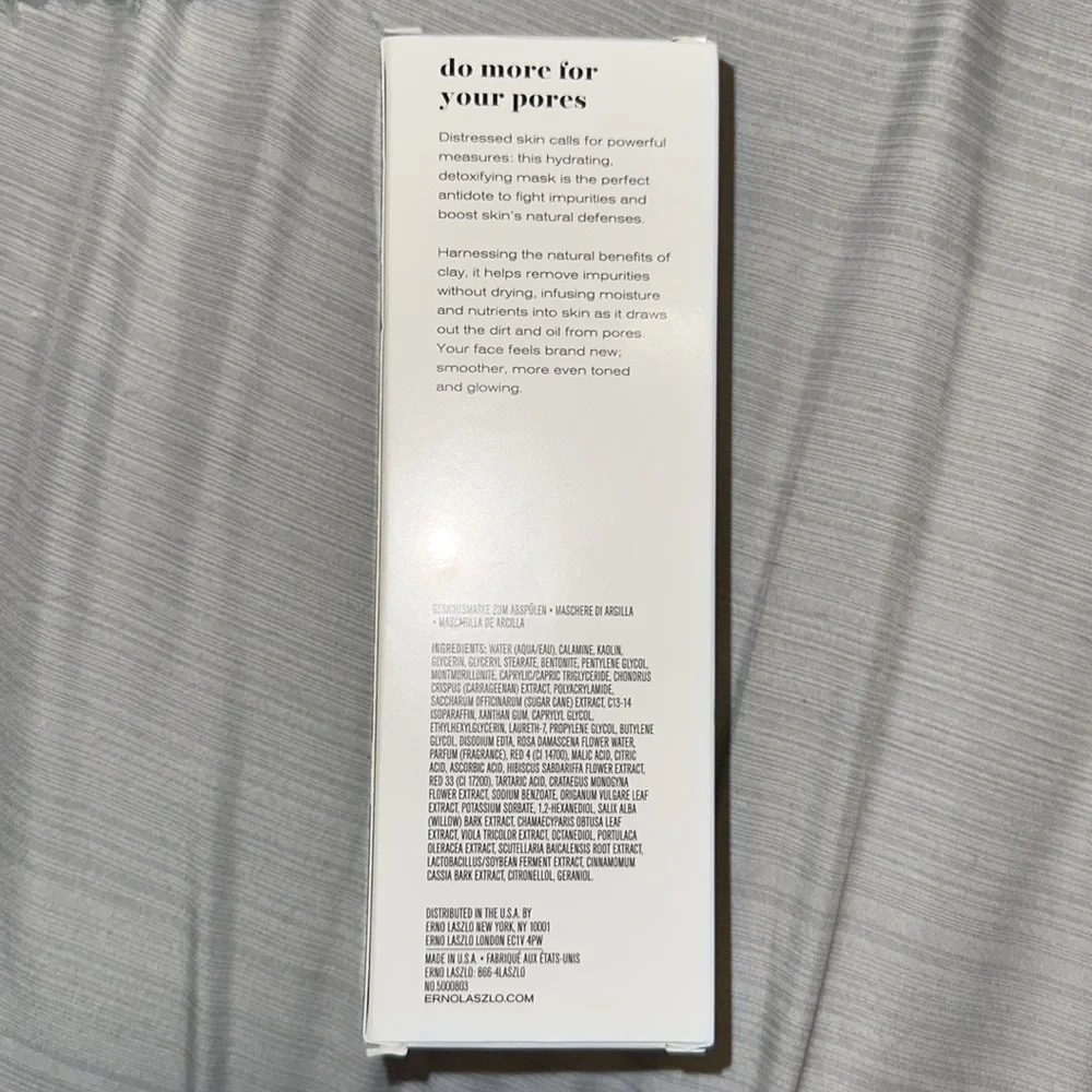 Erno, Laszlo, exfoliate and detox, pore cleansing clay mask💕 👩‍🦳🧴